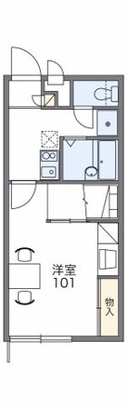 レオパレスフリーダム　南金目の物件間取画像